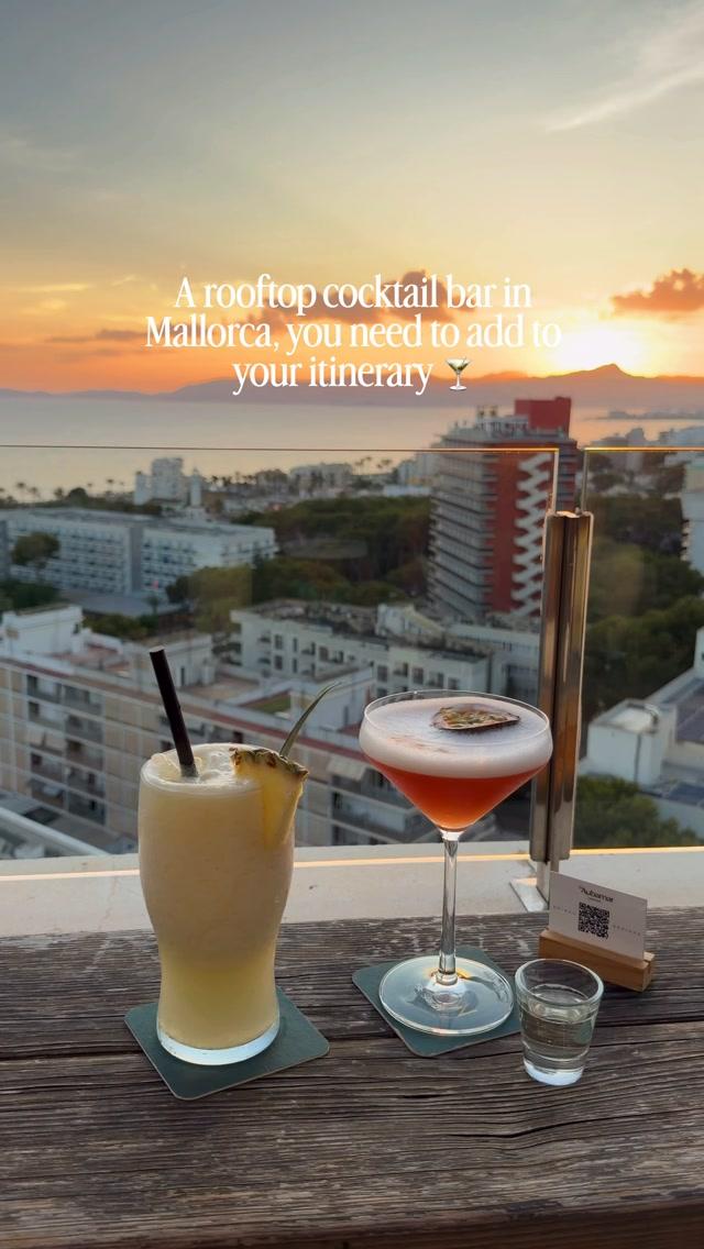 rooftop terrace palma sunset