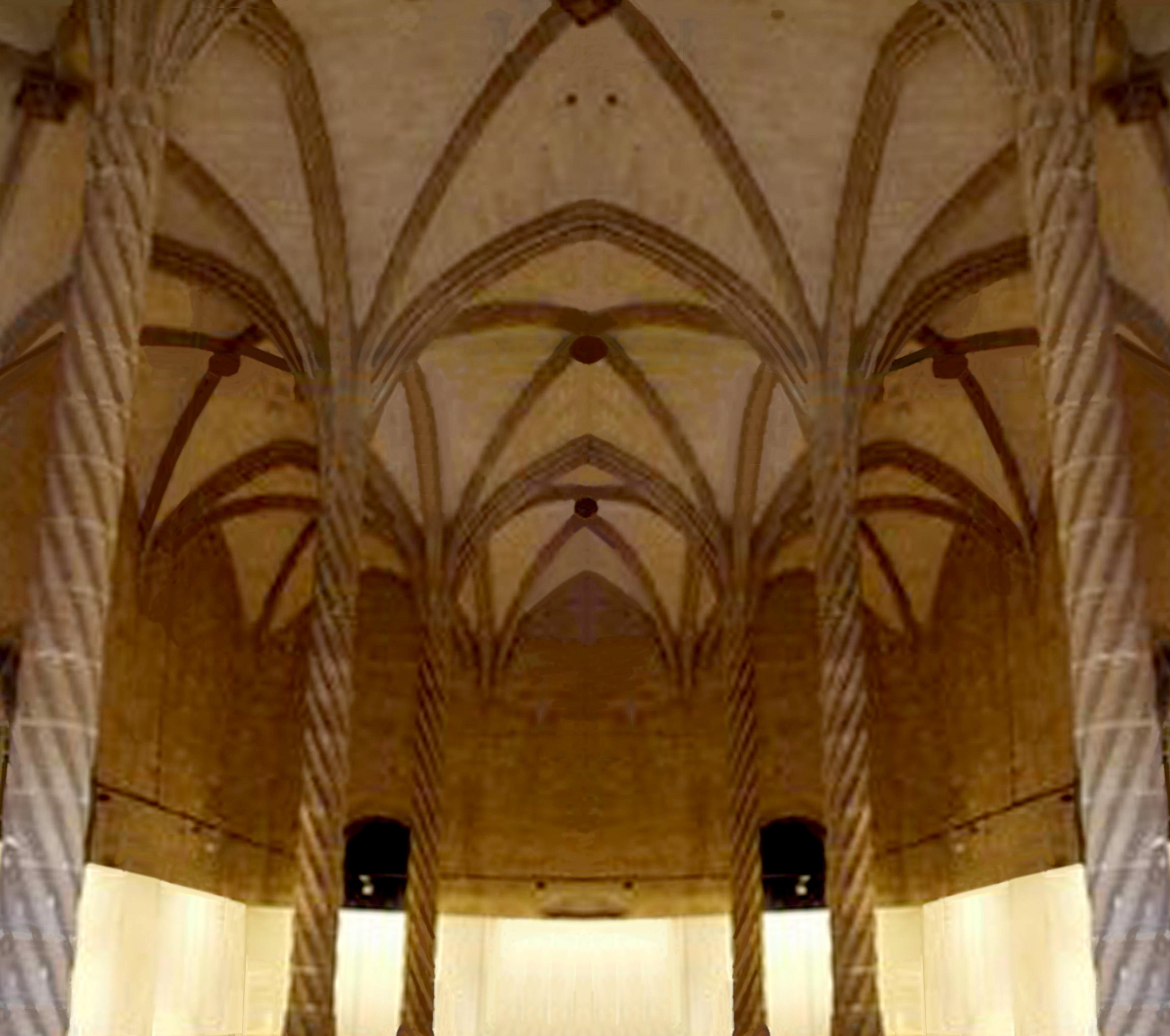 Sa Llotja Palma Gothic architecture interior columns