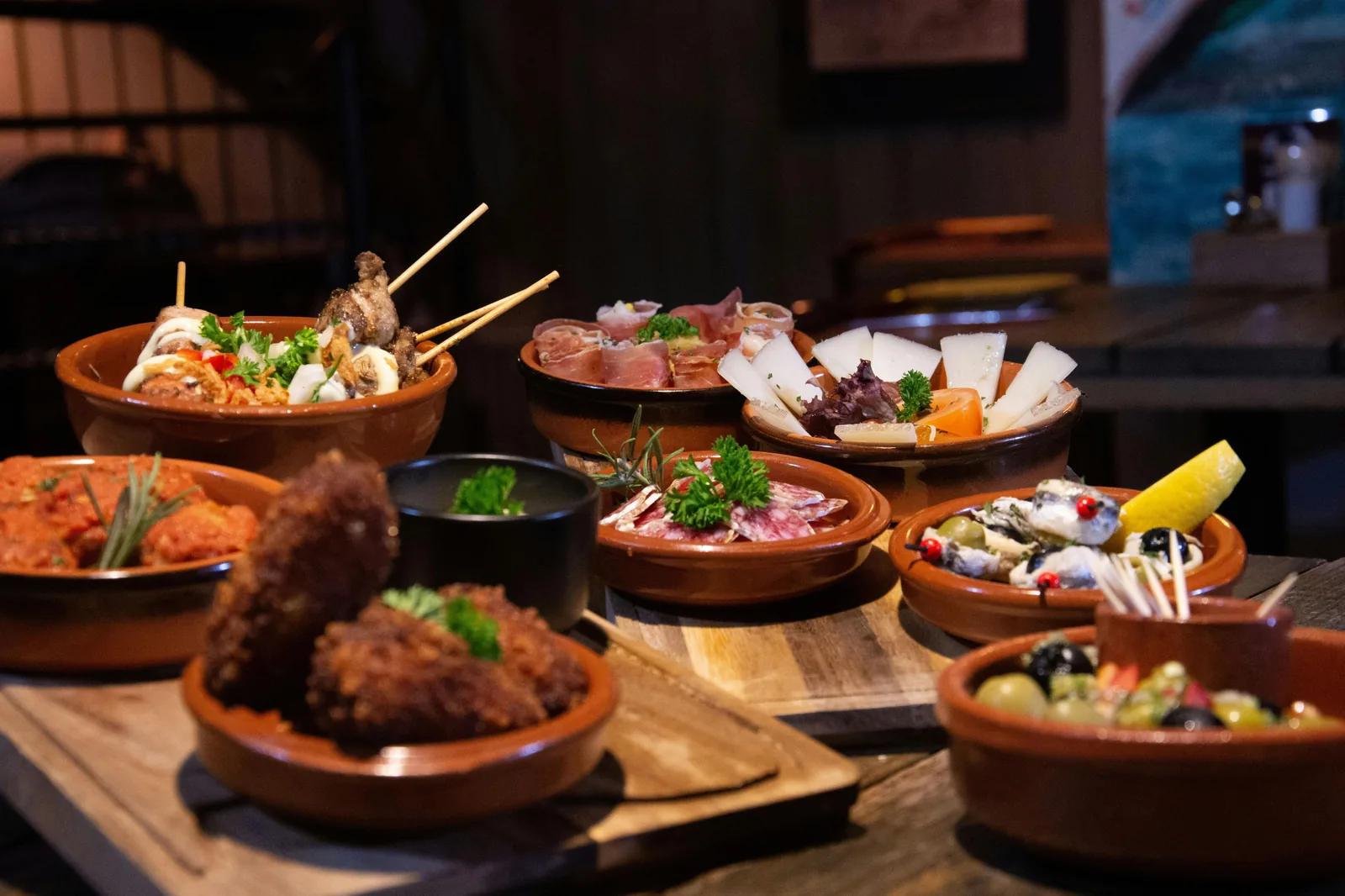 Tapas dans le vieux centre de Palma